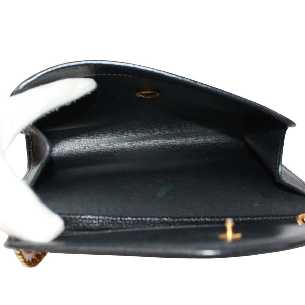 CHRISTIAN DIOR Vintage Black Leather Shoulder Bag - Picture 7 of 14